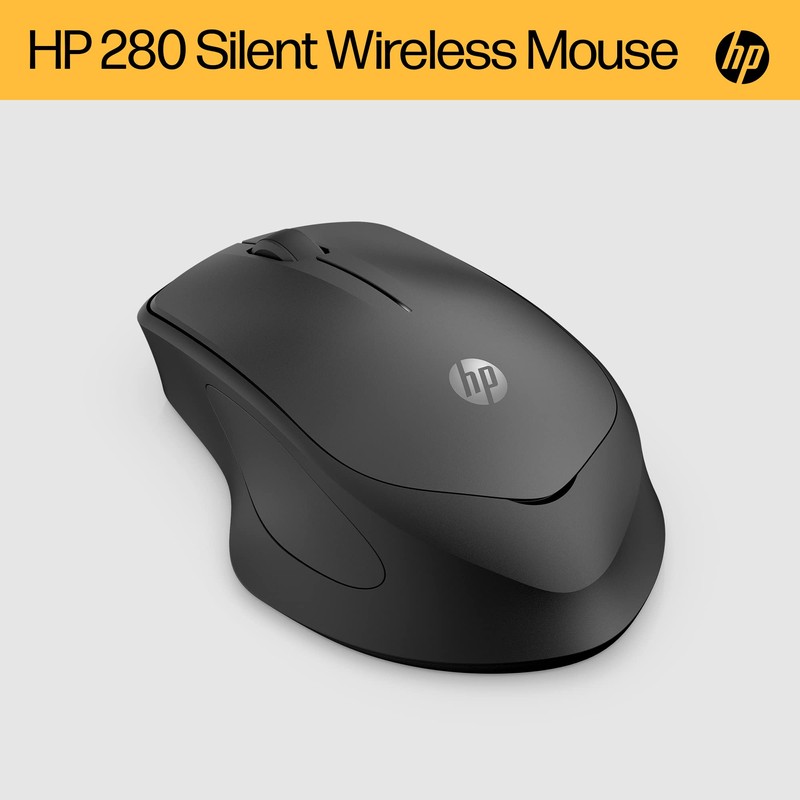 HP 280 Silent PC Wireless Mouse, HP Blue Optical Technology,