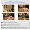 Tape In Real Human hair Extension Glue In Skin Weft
