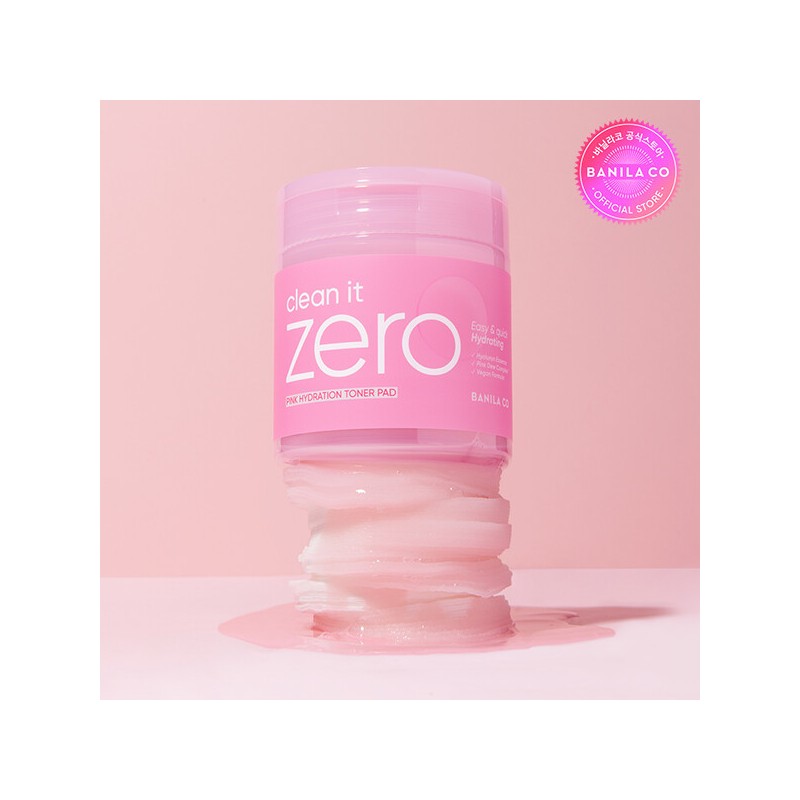 Banila Co. (현대Hmall)바닐라코 클린잇제로 핑크 수분 토너 패드 (70매) +