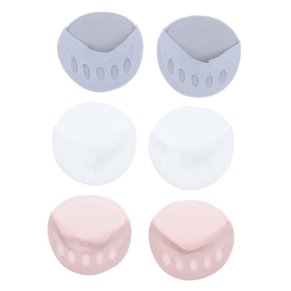 Healvian 9pairs Honeycomb Fabric Forefoot Cushions Invisible Metatarsal Pads for