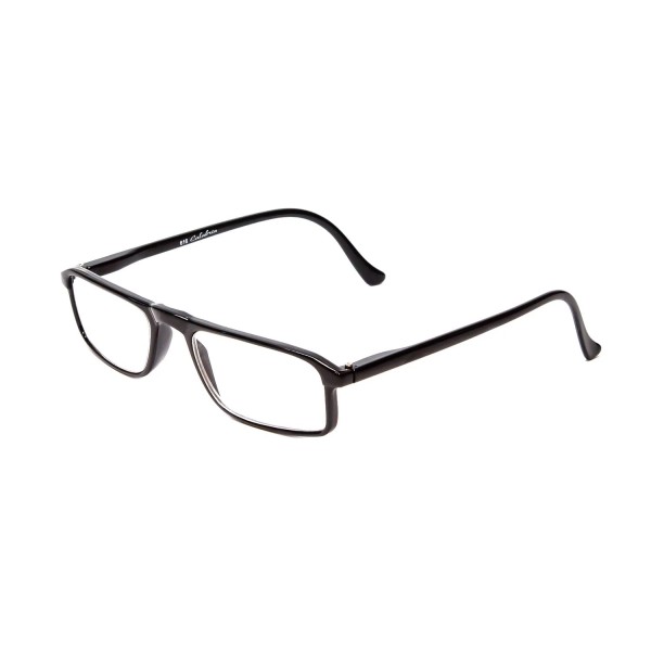 Calabria 616 Rectangular Reading Glasses +3.00 Black Men Women Designer
