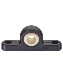 Pillow block bearing: maintenance-free dry running KSTM-16 / diameter d1 = 16 mm / d2 = 6.6 mm / h1 = 18 mm.