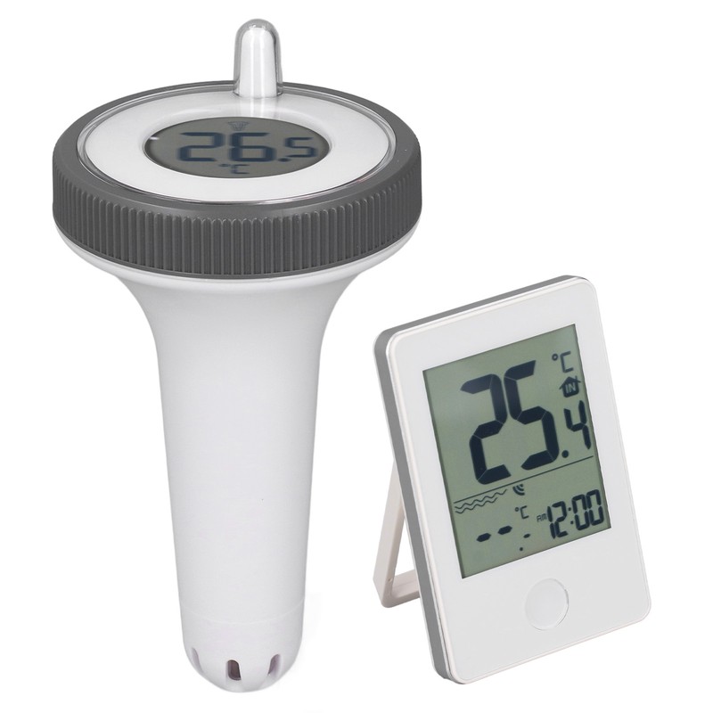 Wireless Pool Thermometer LCD Display 0.1℃ Accuracy Waterproof Digital Floating
