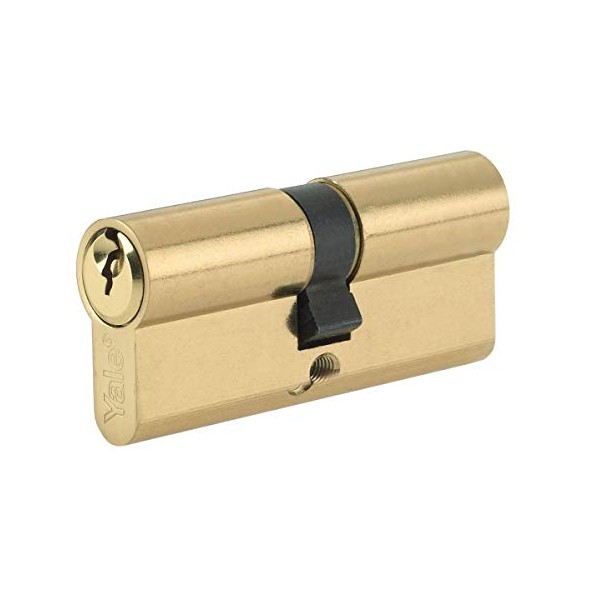Yale B-ED3545-PB - Euro Cylinder Lock - 35/45 (90mm) / 35:10:45 - Brass Finish - Standard Security - Polybag