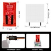 FLASLD Fire Blanket for People Emergency Fire Escape, Anti-interference Flame