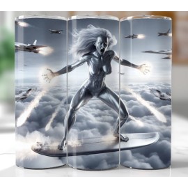 Handmade Shalla-Bal Inspired 20oz Tumbler — Cosmic Space Hero Stainless Steel Travel Cup