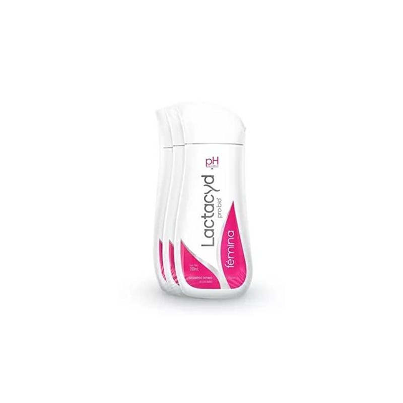 Lactacyd Shampoo Íntimo Fémina 3 Pack De 200 ml
