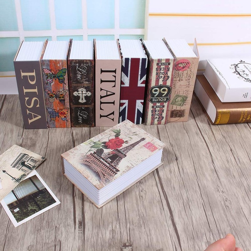 Hidyliu Book-shaped Safebox Security Book Box Secret Book-shaped Storage Box