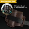 VIPERADE PJ16 Leather Sheath for Belt, Tool Leather Sheath for