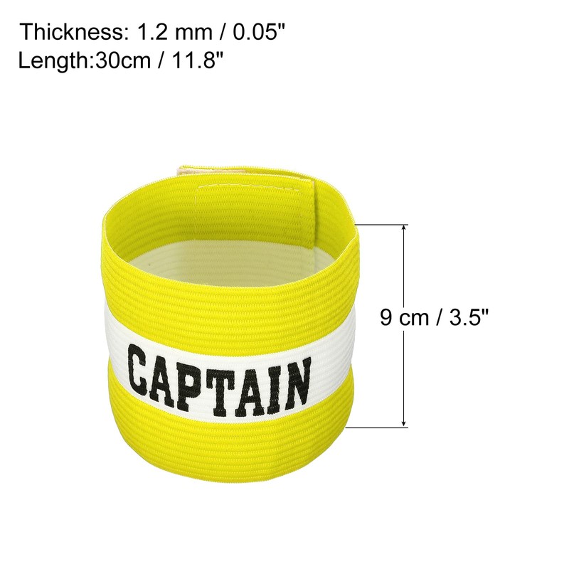 PATIKIL Captain's Armband, Elastic Arm Band for Soccer Team Training,