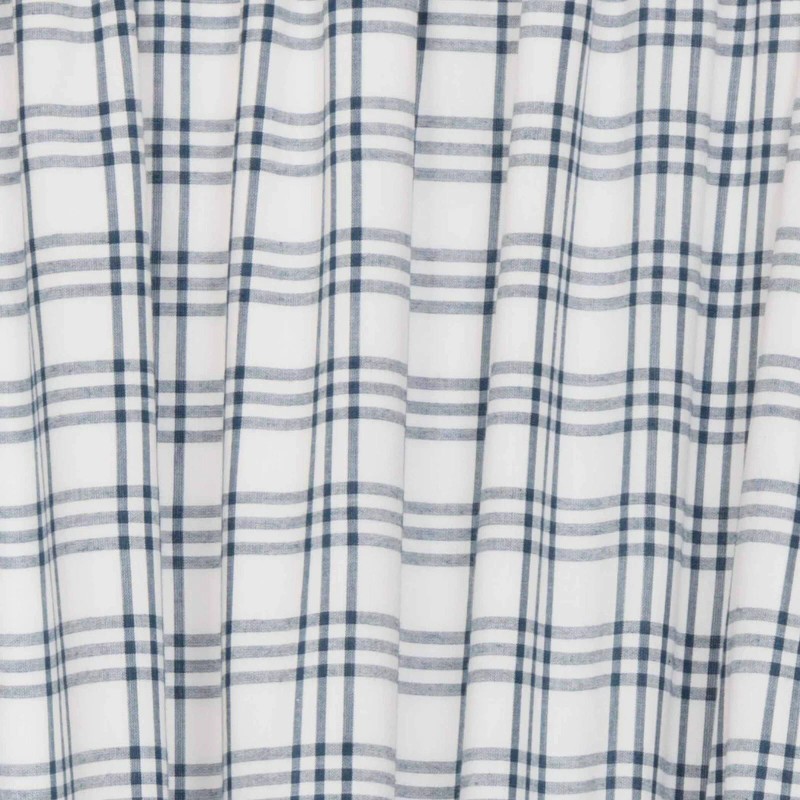 VHC Brands Sawyer Mill Blue Plaid Prairie Short Panel 63"