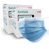 SURESAFE Premium Disposable Face Mask Pack of 200, 3 Ply