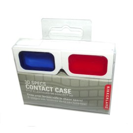 Kikkerland Contact Lens Case, 3D Specs