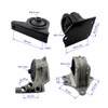 4PCS Engine Motor & Trans Mount Set Compatible with Mitsubishi