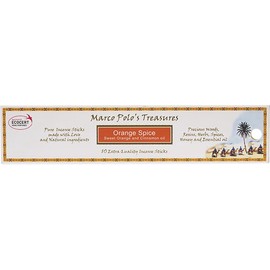 Marco Polo's Treasures Orange Spice Incense Sticks, Orange Spice, Pack of 10
