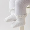 3 Pairs Baby Girls Socks Non Slip Newborn Ruffle Baby