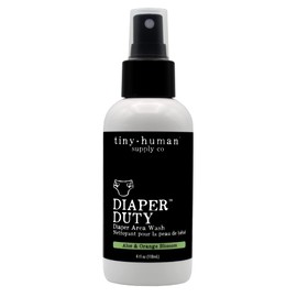 Diaper Duty Diaper Area Wash 4oz (1 Pack), Orange Blossom & Aloe, Gentle Cleansing Spray for Cloth Diapers, Calming & Soothing