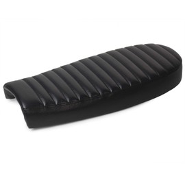 DKMOTORK 0164 Motorcycle Brat Cafe Racer Vintage Saddle Seat Black (subframe modification is required)