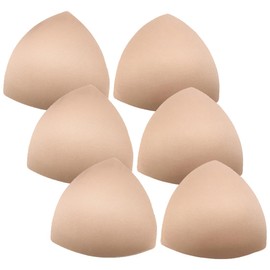 PYAIOVR Bra Padding Bra Pads Removable Sports Bra Pads Used for Swimwear and Bikinis 6 Packs, gold