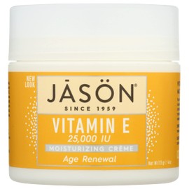 Jason Vitamin E Moisturizing Crème, 25000 IU, Parabens Free, 4 Ounces (Pack Of 1)