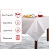 PARTYHIPPO Stone Paper Degradable Disposable Tablecloth (54" x 108", 6-Pack)