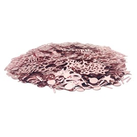 60 Birthday Confetti, 60th Rose Gold Metallic Foil Sequins Table Scatter Sprinkles for 60 Years Birthday Party Anniversary Table Party Decorations 15g A3MGSRZX (60th)