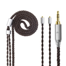 OKCSC ZT8 MMCX Cable Replacement Upgrade Cable for Shure SE215 SE315 SE425 SE535 SE535LTD SE846 AONIC3 AONIC4,8 Core OFC Audio Cable MMCX Connector Cable for Stock 4 Feet Length with 3.5mm Plug