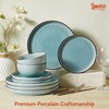 Sweese Porcelain Dinnerware Sets Service for 6,18 pcs Handcrafted Glaze