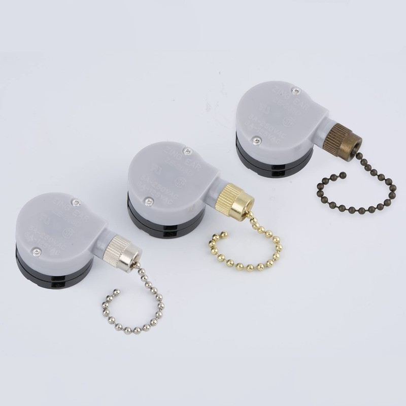 Ceiling Fan Switch ZE-208D, 3 Speed 5-8 Wire Ceiling Fan