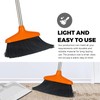 Woobroo Outdoor Broom Heavy Duty,Household Collapsible Angle Brush with 100