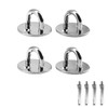 UTwaySteelPro Round M8 Stainless Steel Pad Eye Plate, Heavy Duty