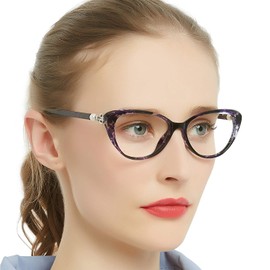 MARE AZZURO Progressive multifocal Blue Light Blocking Reading Glasses For Women Cateye