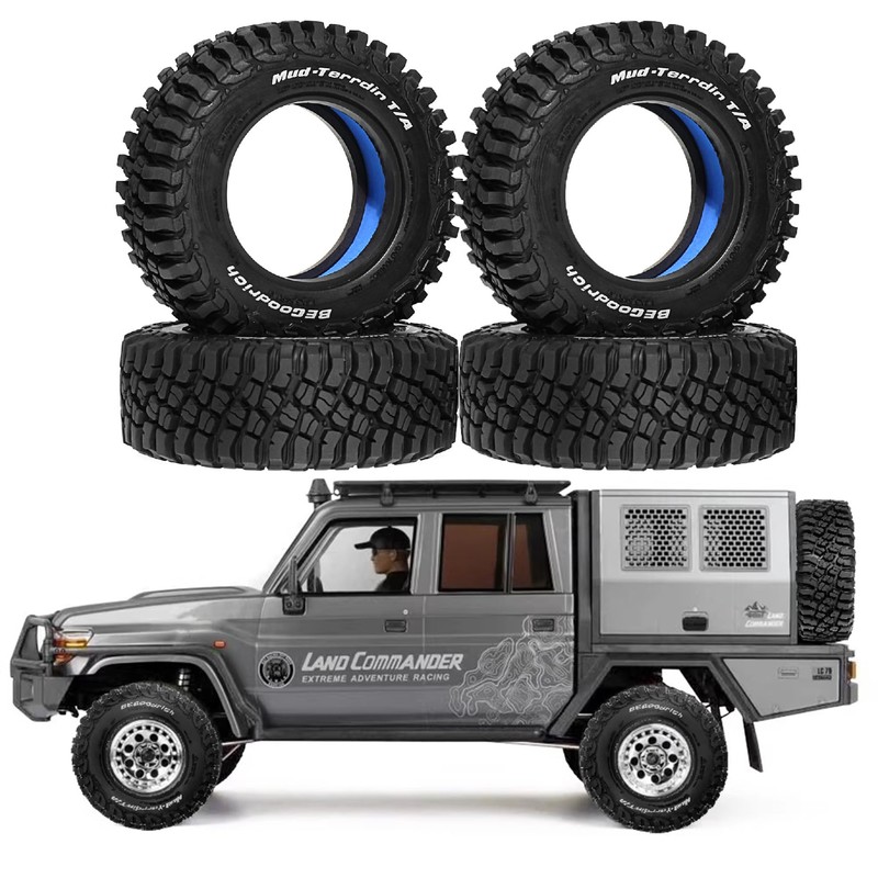 STMU 4Pcs 1/12 RC Crawler Car 1.9in Crawler Tires OD