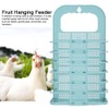 Foldable Chicken Vegetable Basket Cock Hen Fruit Hanging Feeder Feeding