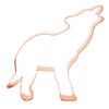 Howling Wolf Copper Cookie Cutter