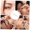 WOONEKY Elegant Gold Eyelash Nipper Compact Tool for False Lash