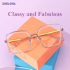 Zeelool Classical Square Blue Light Glasses Glasses Frame for Women
