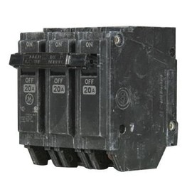 GE Industrial THQL32020 Breaker, 20A, 3P, 120/240V, 10 kAIC, Q-Line Series
