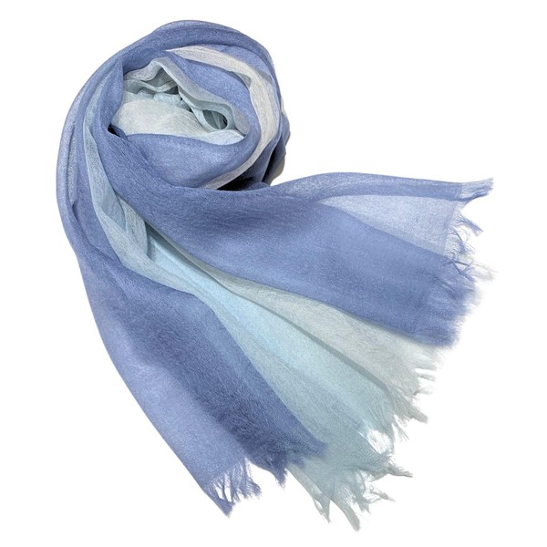 I.P.P 100% Cashmere Scarf (Approx. 1.1 oz (30 g) Lightweight)