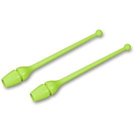 DRUNA Rhythmic Gymnastics Clubs Thermoplastic Non Connectable Beginners 36 cm (Light Green)