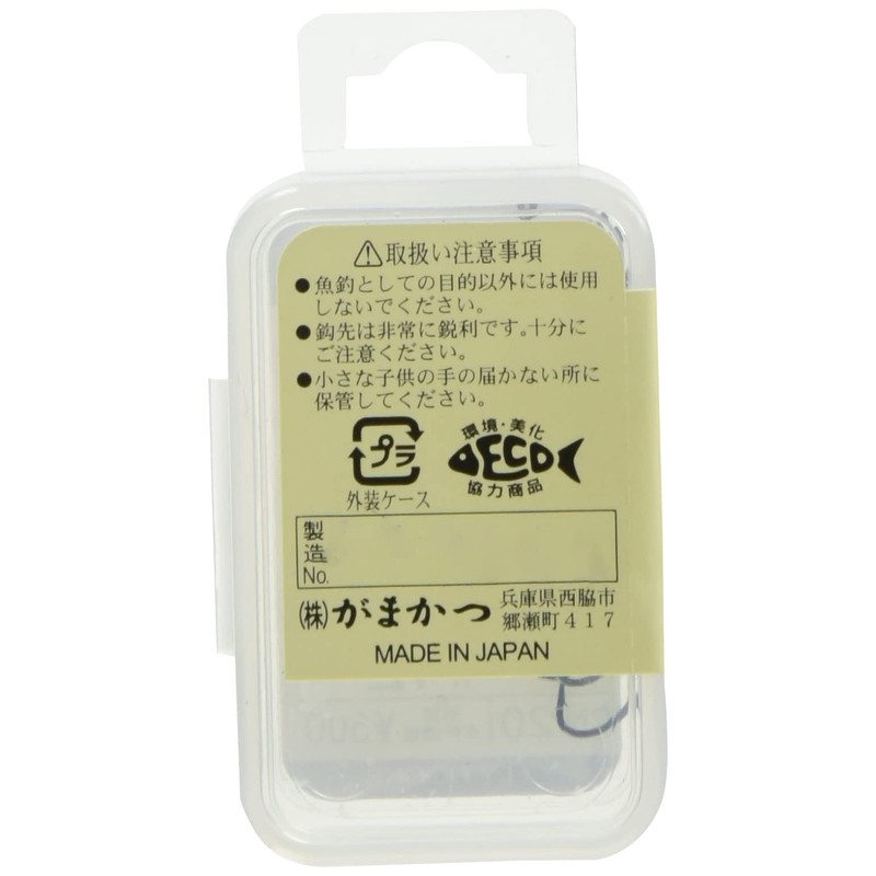 Gamakatsu Fleik B10S 12 No. 20 NS Black F314 12882