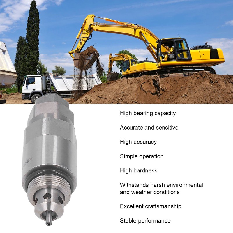 Excavator Relief Valve High Accuracy Strong Bearing Capacity Deputy Overflow