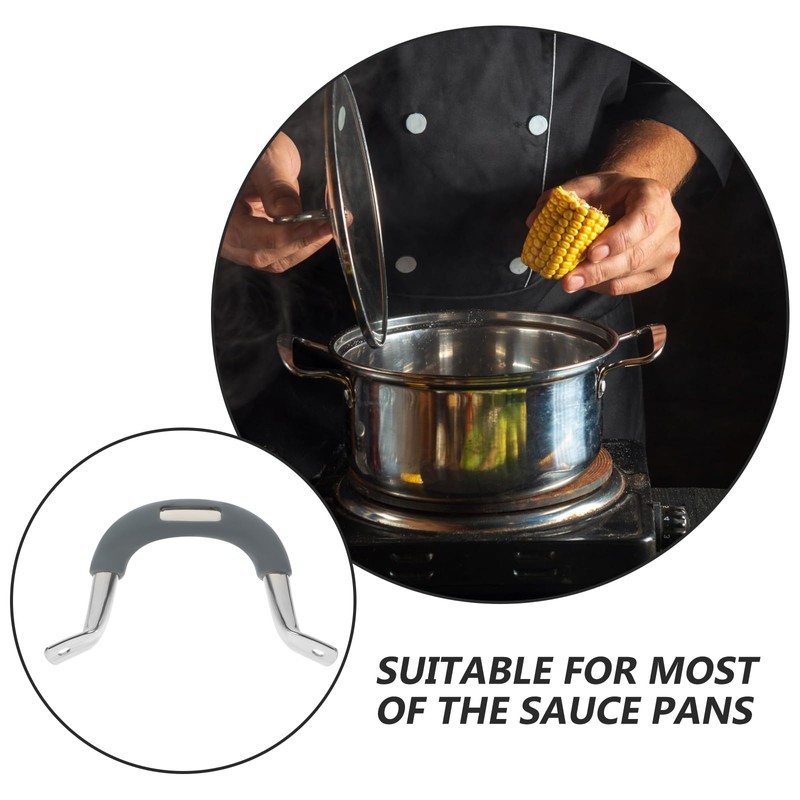 HOLIDYOYO Burnproof Pot Handle Side Handle Steaming Pot Parts Pot