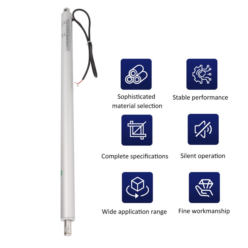 Miniature Linear Actuator 250mm Stroke DC Electric Mini Pen Type