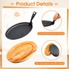 FoldTier 2 Sets Cast Iron Skillet Set 10.63'' x 6.89''