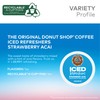 The Original Donut Shop Iced Refreshers, Strawberry Açaí Flavor, Keurig