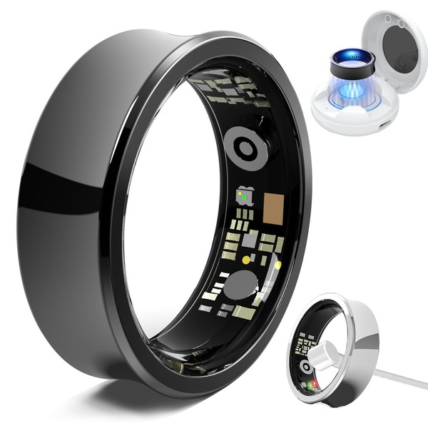 TZRSQL Health Tracker Smart Ring for Men Women, Sleep Tracker,