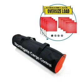 NCC Oversize Flag Kit-Includes Oversize/Red Flags and Magnet Mounts w/ Carry Bag