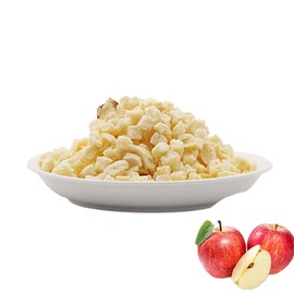 Crunchy freeze-dried apple chunks 6oz. for unsweetened fruit snacks, baked lunches and camping food storage