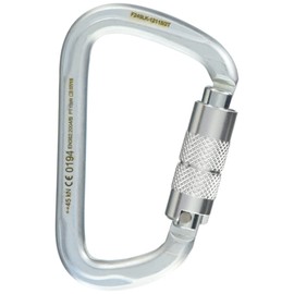 roc'teryx RTF249LK2T Climbing Carabiner Steel D Quick Lock Silver